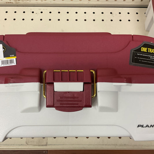 Plano 1 Tray Tackle Box Red Metallic