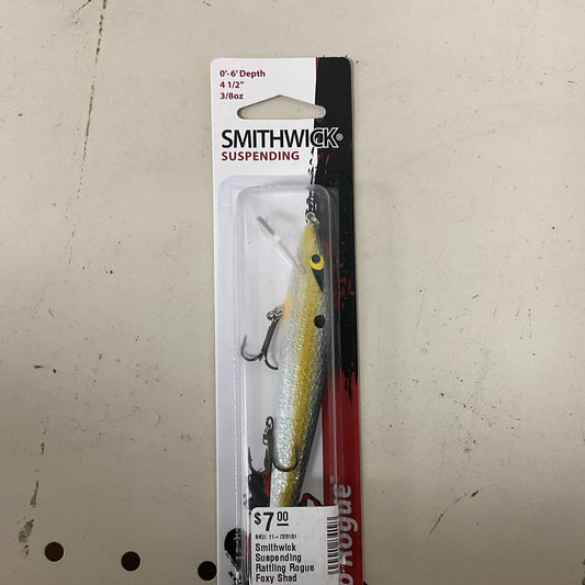 Smithwick Suspending Rattling Rogue Foxy Shad