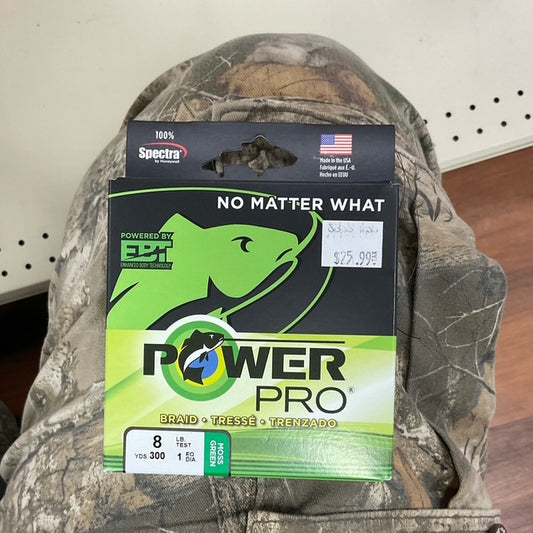 Power Pro Braid Moss Green 300 Yds 8 Lbs