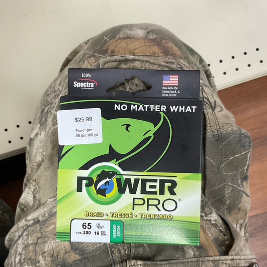 Power Pro Braid Moss Green 300 Yds 65 Lbs