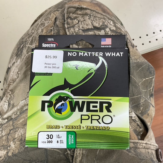 Power Pro Braid Moss Green 300 Yds 30 Lbs