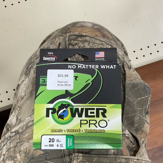 Power Pro Braid Moss Green 300 Yds 20 Lbs